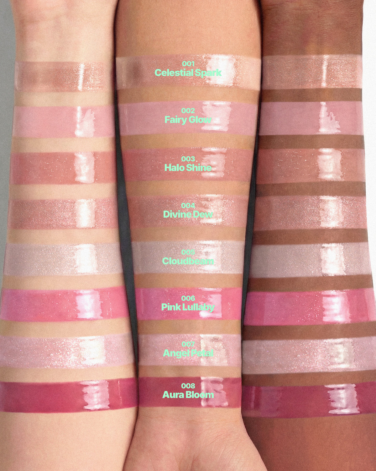 MOIRA ANGEL GLOW GLOSS// Paquete de 3 unidades
