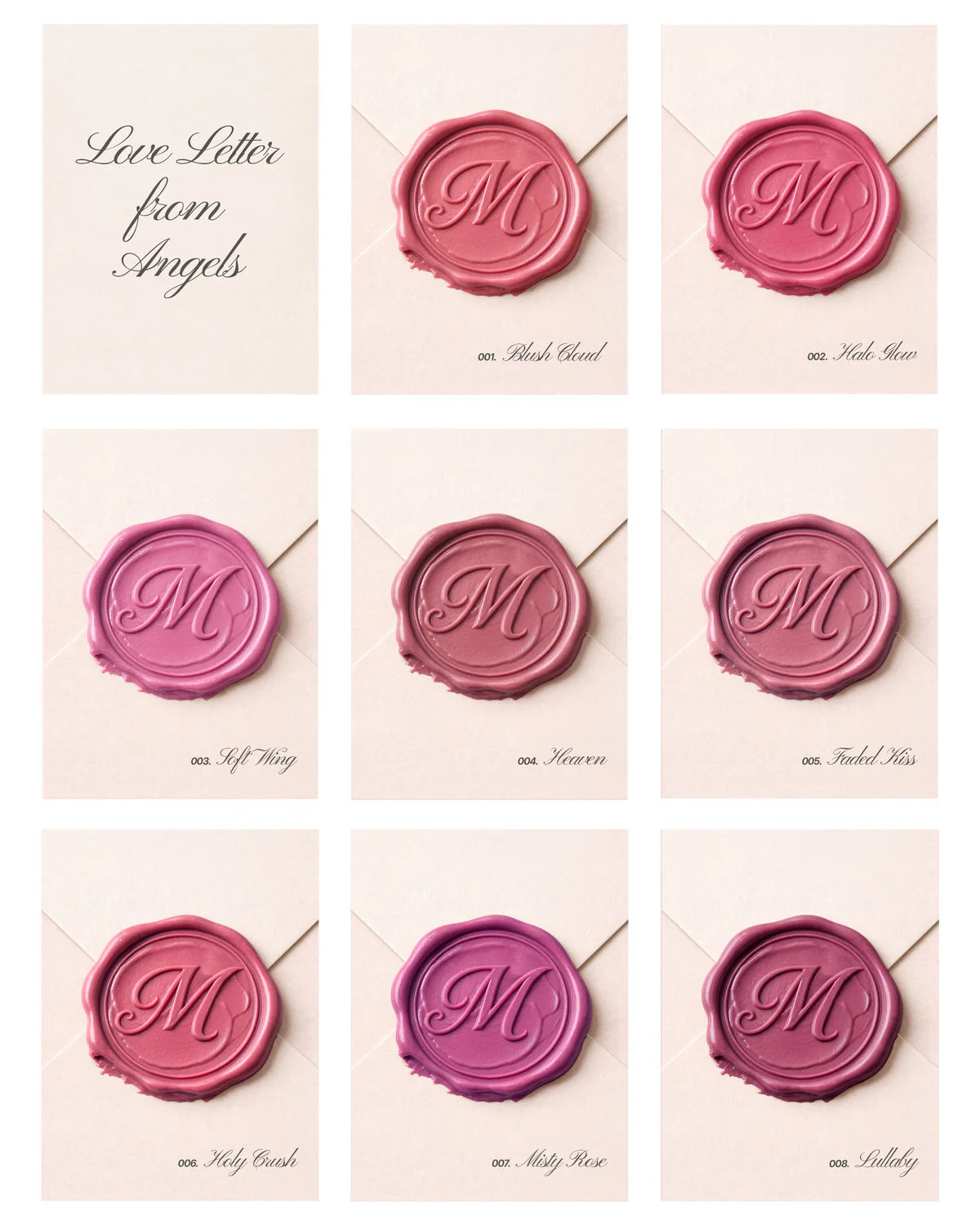 MOIRA Angel Satin Lipstick // 3pcs pack