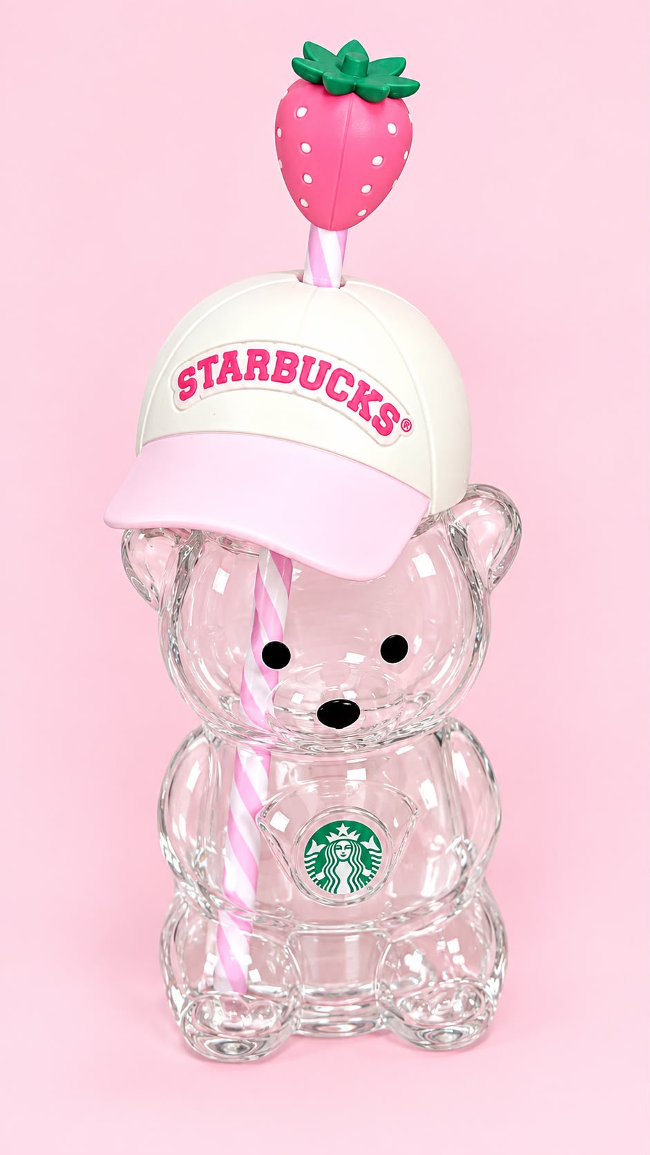 Bearista Bear Glass Bottle 20oz / 6pcs