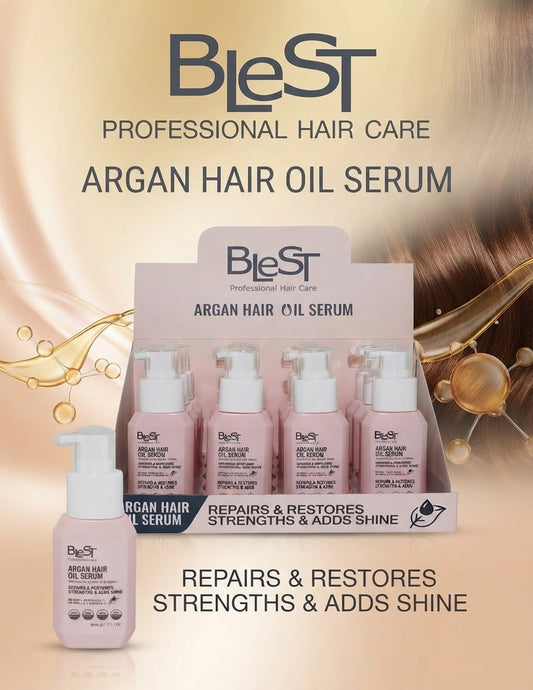 BLEST Argan Hair Oil Serum / 12pcs Display