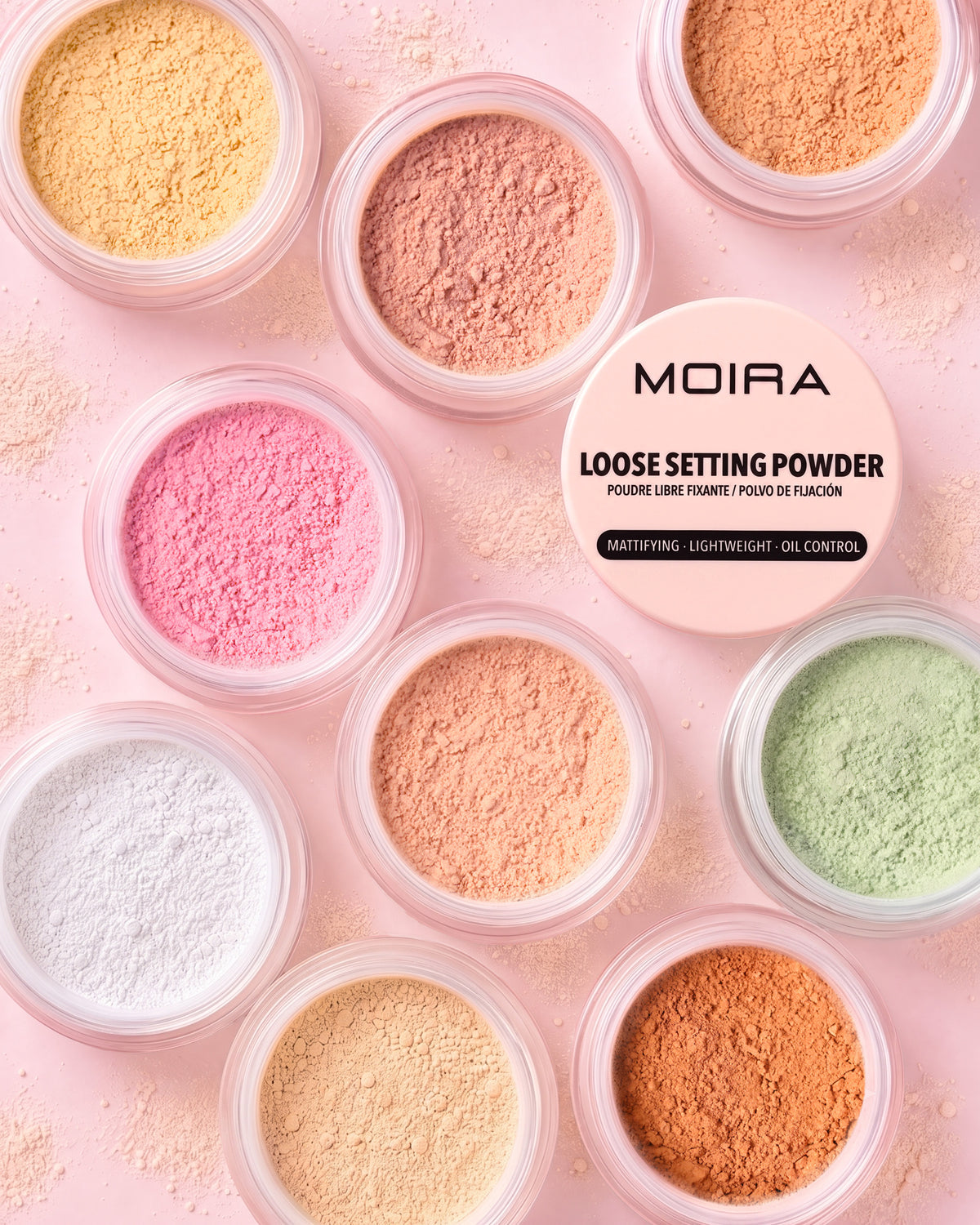 MOIRA Loose Setting Powder - Mint / 3pcs Pack