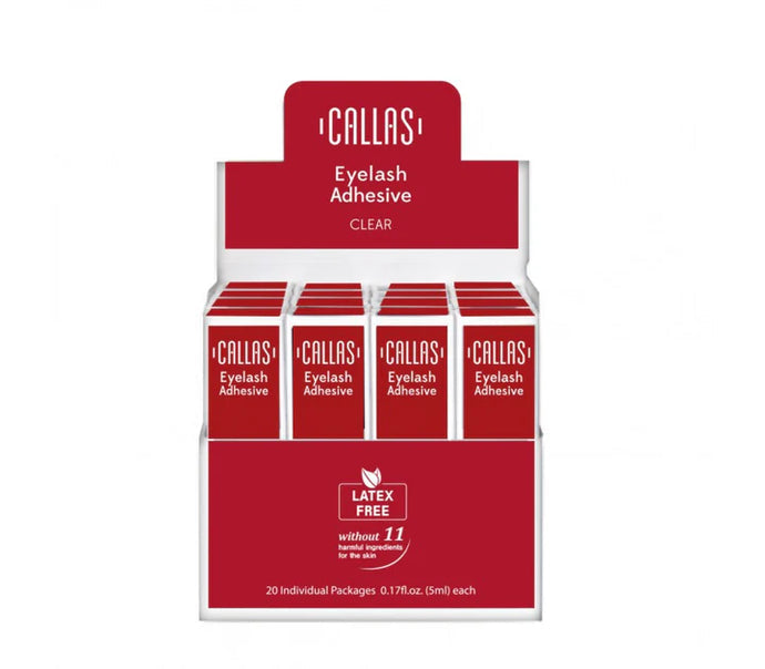 CALLAS Eyelash Adhesive 0.17 oz / 20pcs Box