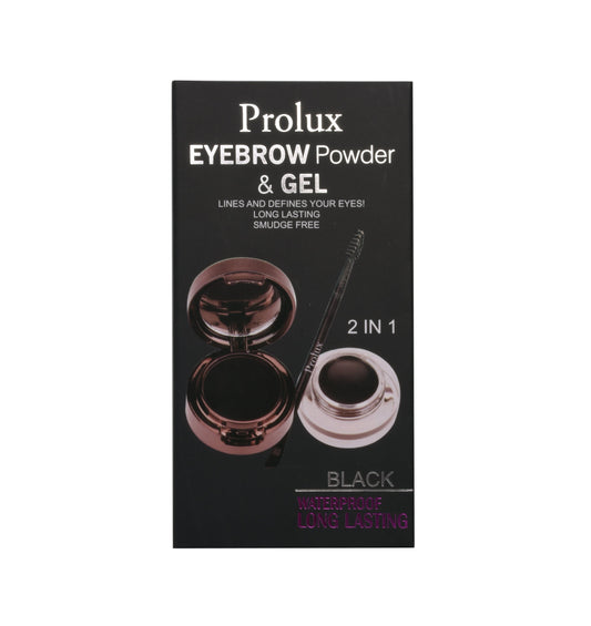 PROLUX 2 en 1 Eyebrow Powder  & Gel #K-486/ 12pcs bx