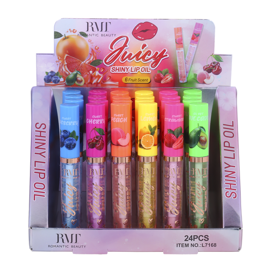 Romantic Beauty - Juicy Shine Lip Oil #L7168 / 24pcs Display