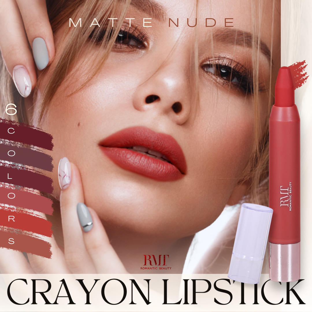 Romantic  Beauty  - Matte Crayon Lipstick #L8283-HS / 24pcs Display