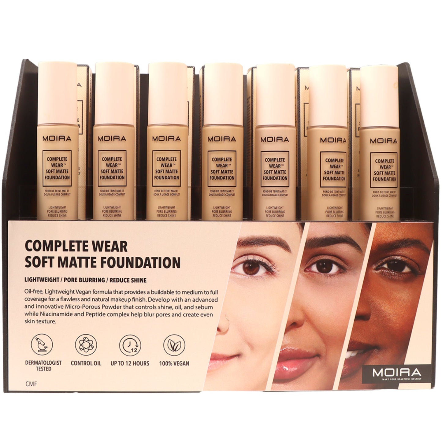 Moira Complete Wear Soft Matte Foundation | Refills