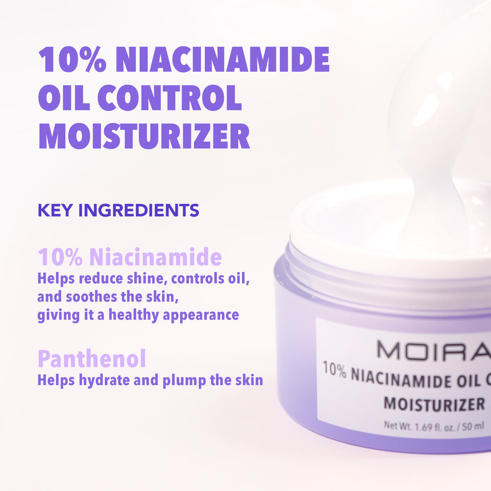 MOIRA 10% Niaciamide Oil Control Moisturizer #OCM001 | 3pcs Box