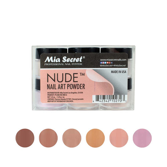 MIA SECRET - NUDE NAIL ART POWDER - PL400-NU MIX-6