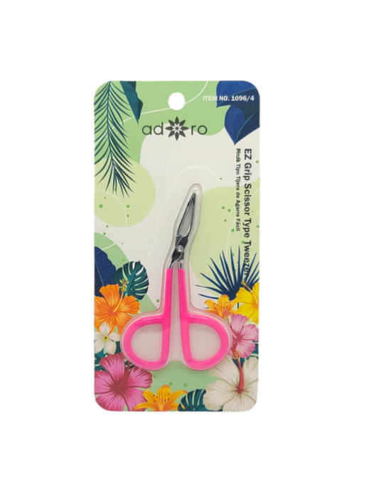 ADORO Grip Scissors Type Tweezer / 12pcs bx