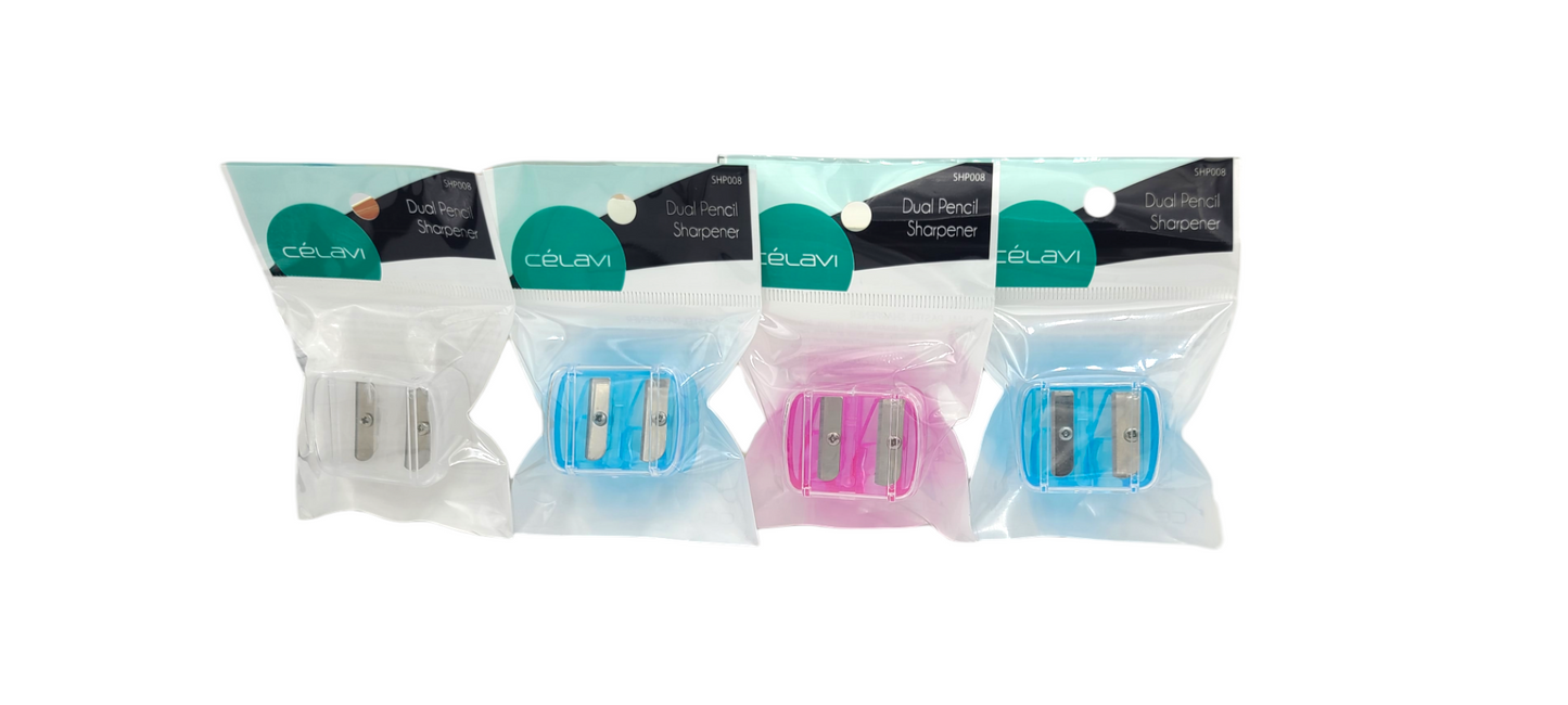 Celavi - Dual Pencil Sharpener #SHP008 / 12pcs pk