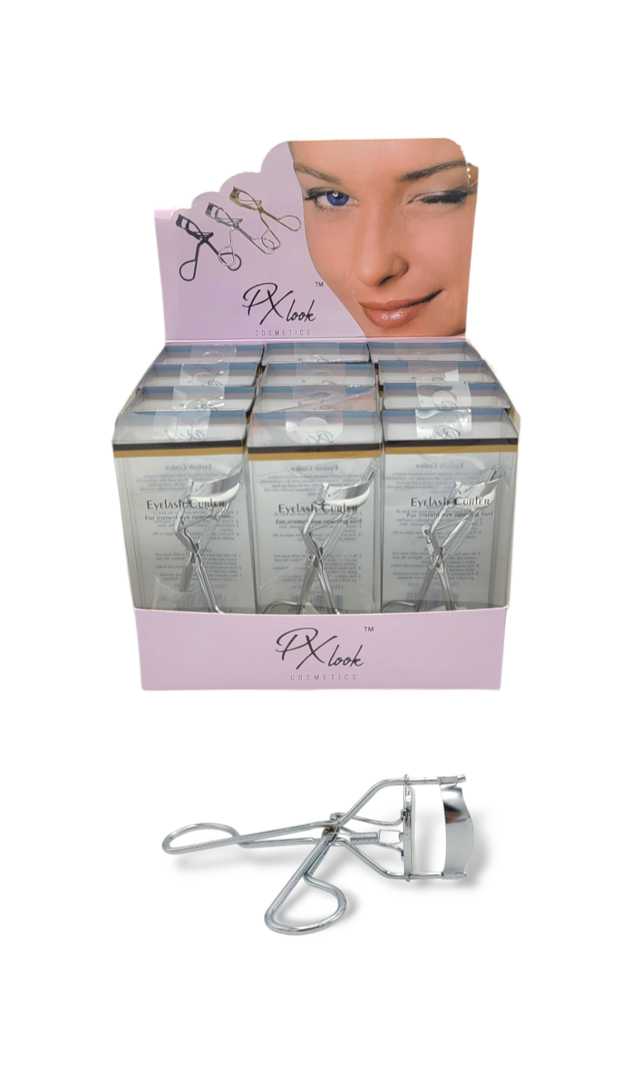 Px Look - Eyelash Curler (SILVER) #N-900 12pcs bx