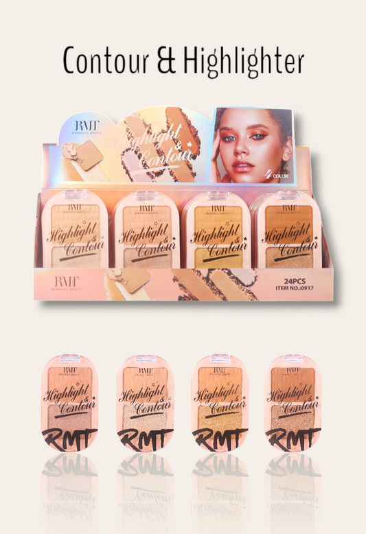 Romantic Beauty - Contour & Highlighter #0917 / 24pcs Display