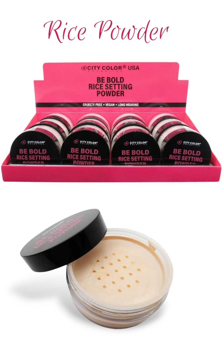 City Color - Be Bold Rice Setting Powder #F-0100