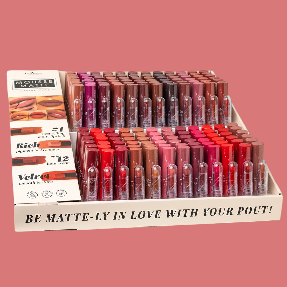 ITALIA Mousse Matte Lipstick  #191 | 144pcs Display