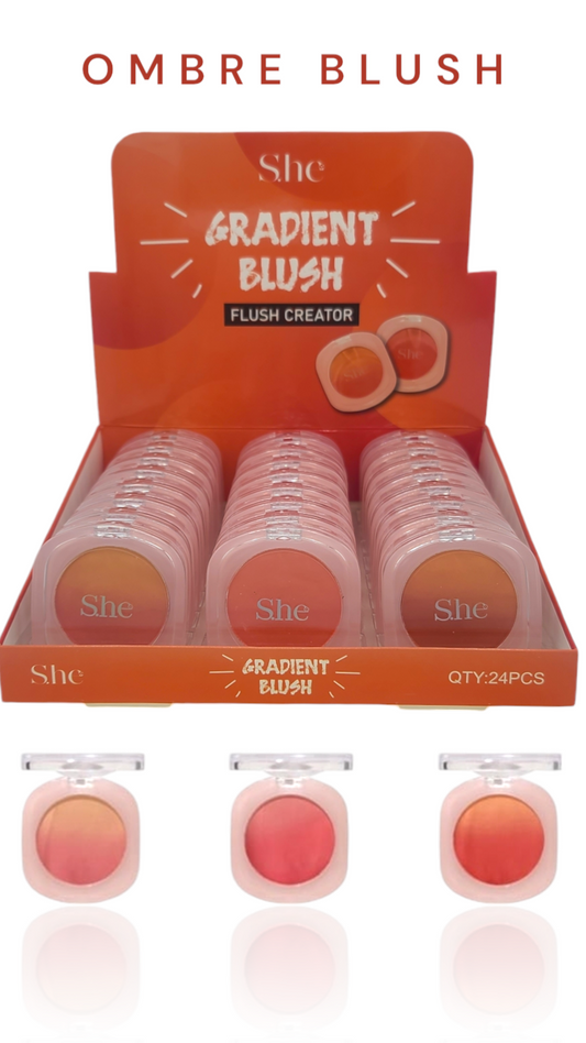 S.HE Gradient Blush #GB1044 | 24pcs Display