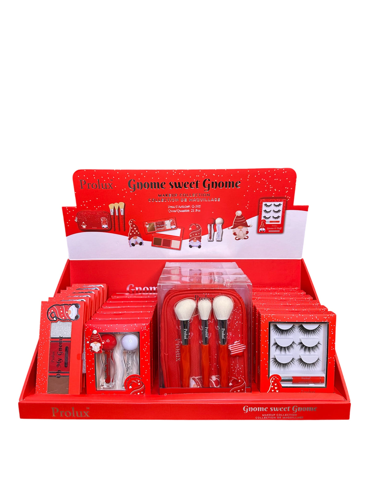 PROLUX Gnome Sweet Gnome Makeup Collection / 21 pcs Display
