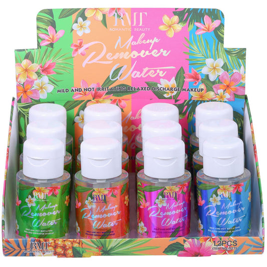 ROMANTIC BEAUTY  - MAKEUP REMOVER WATER / 12PC DISPLAY