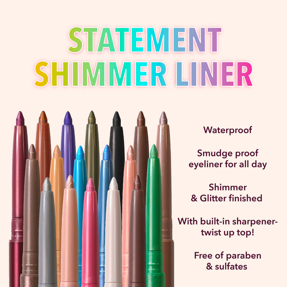 MOIRA Statement Shimmer Liner #SSLSET W/Display 108pcs Display + Tester