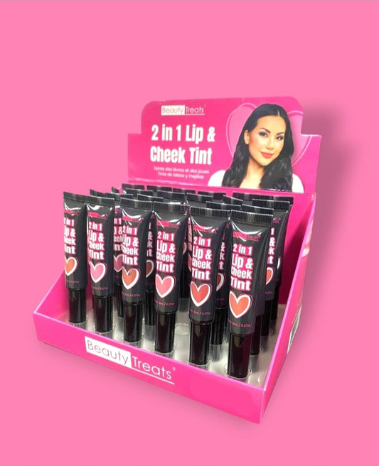 Beauty Treats  - 2 en 1 Lip & Cheek Tint #552 / 24pcs Display