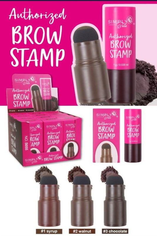 Simply Bella - Authorized Brow Stamp #S055 / 12pcs Display