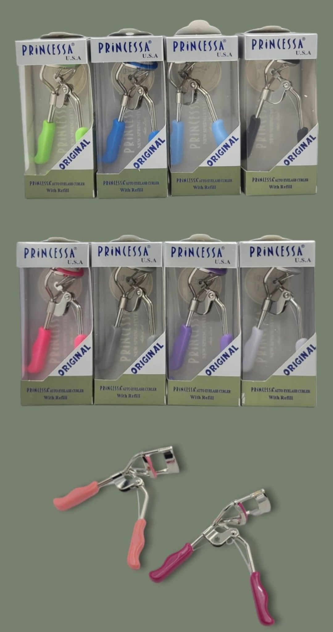 Princessa - Auto Eyelash Curler With Refill #809 / 12pcs Box