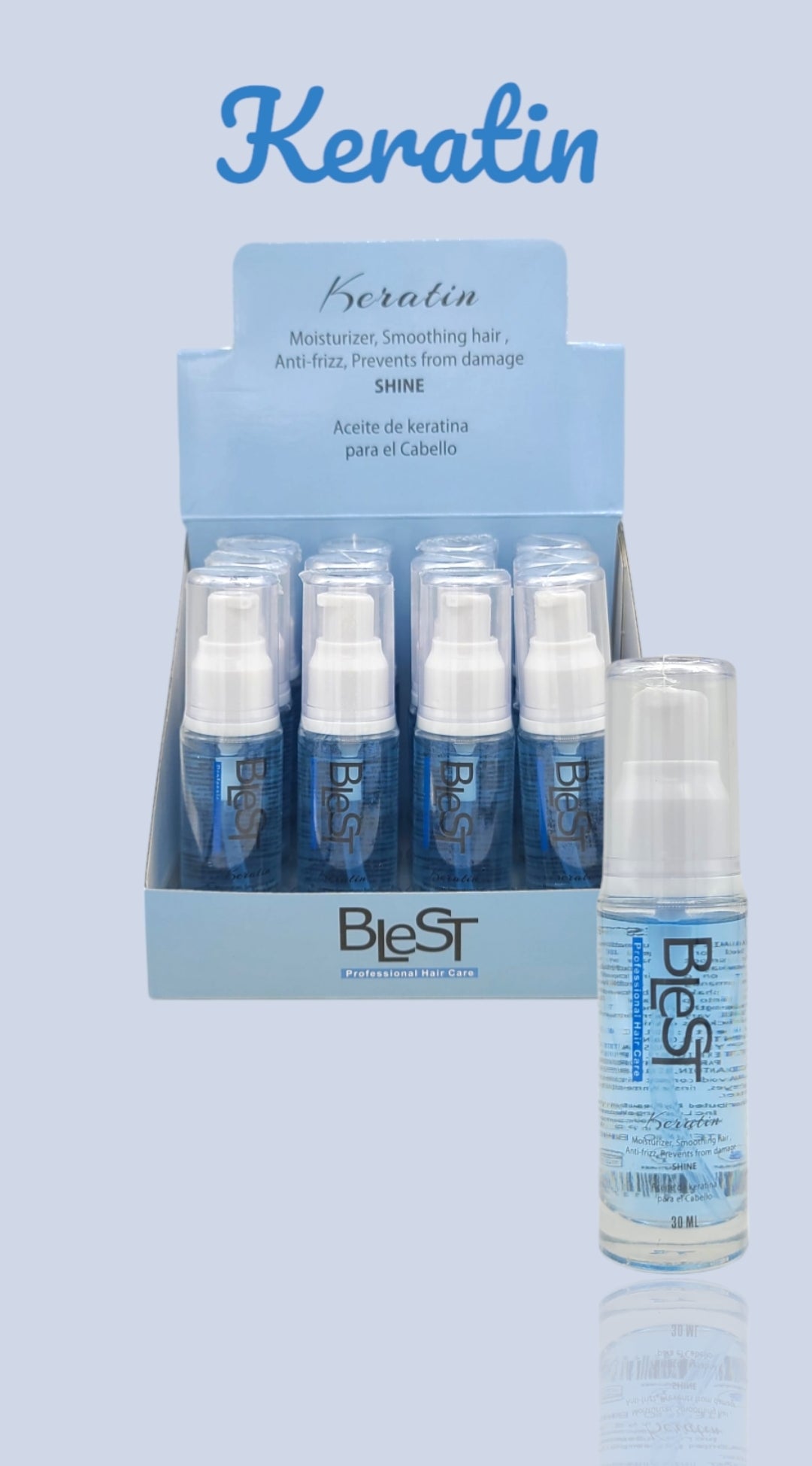 Blest - Keratin - Hair Oil/ 12pcs Display