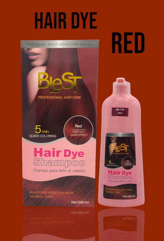 Blest - Hair Dye Shampoo - Red