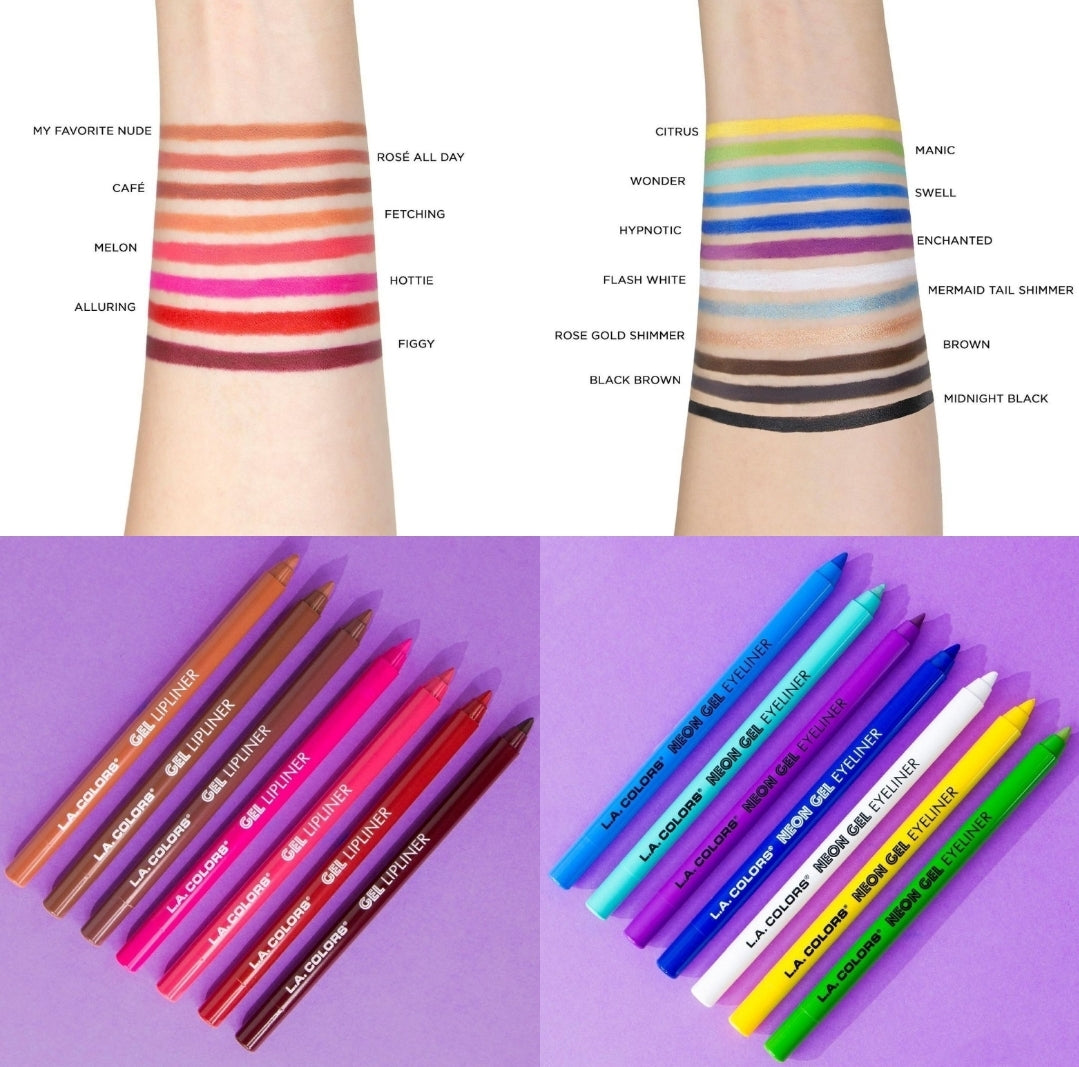 LA COLORS Eyeliner & Lipliner Gel Liner | Refills | 3pcs pack