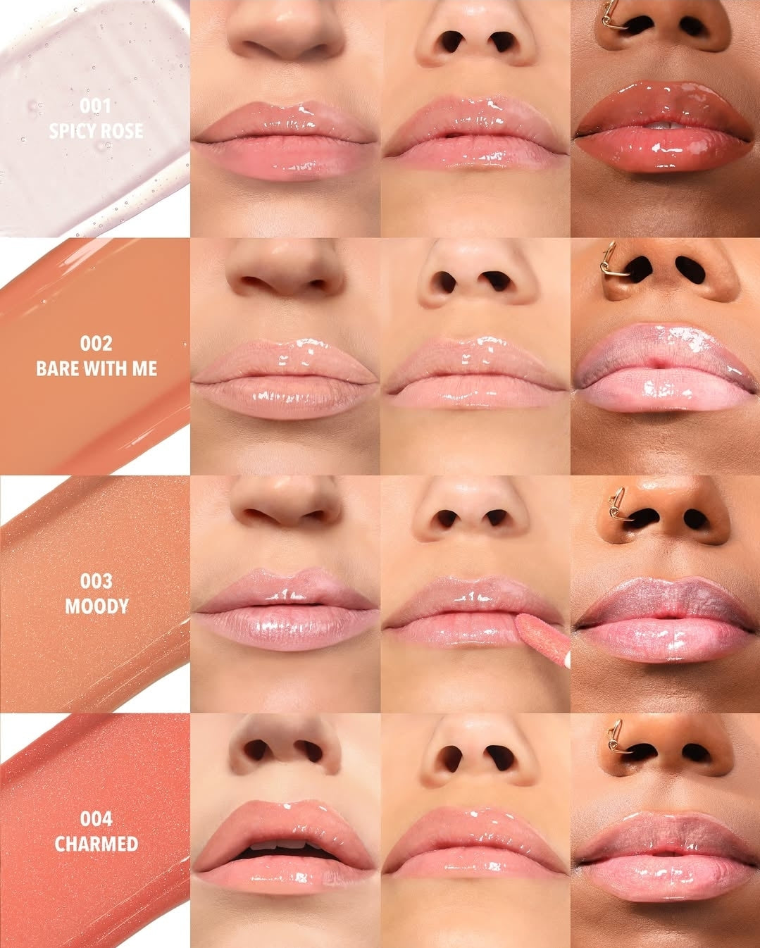 MOIRA Lip Glaze Lip Plumper | Refills | 3 pcs pack