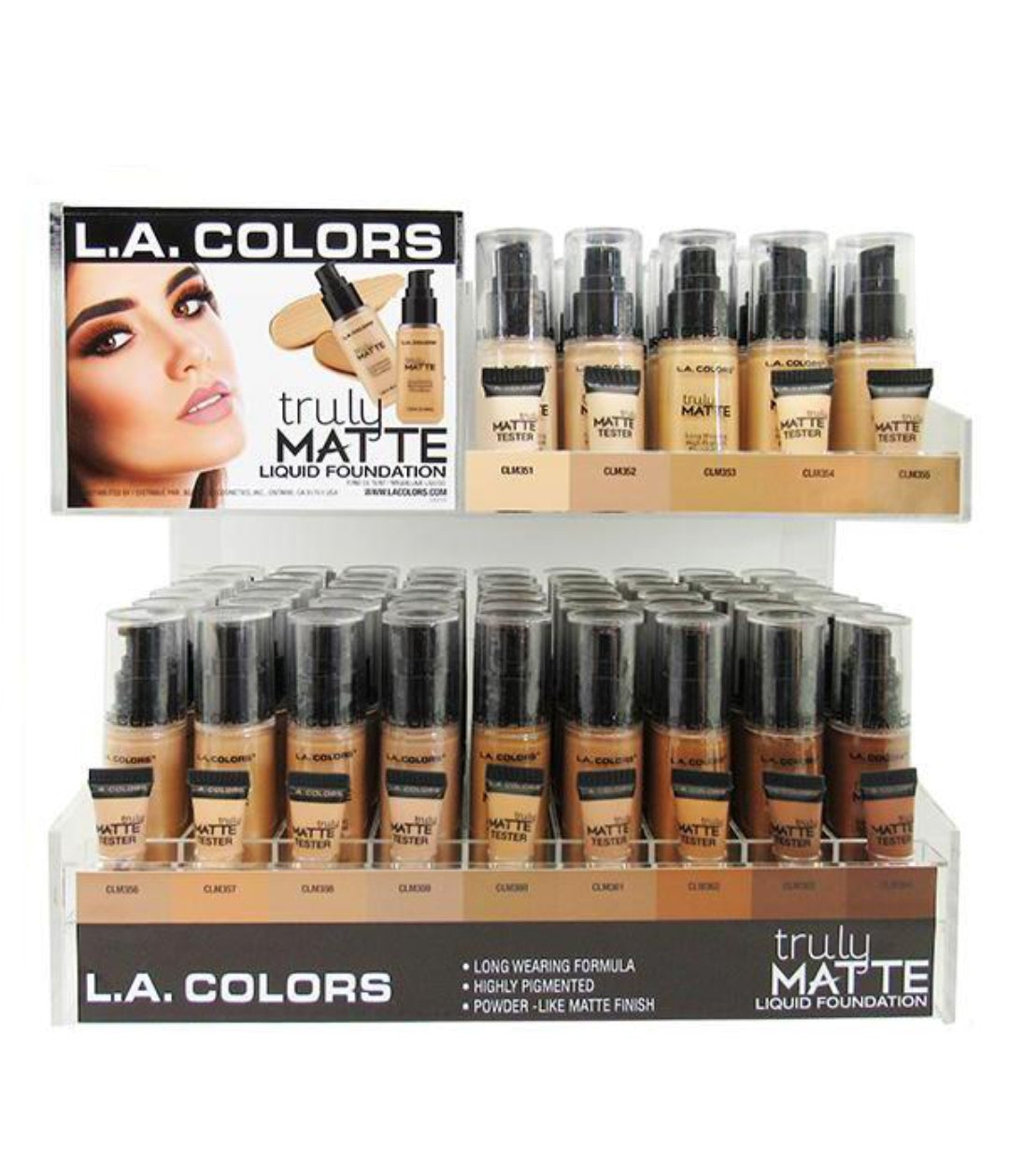 LA. COLORS - TRULY MATTE FOUNDATION - CLM360