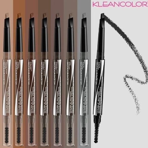 KleanColor - Auto Brow Pencil-Triangular tip Mechanical Pencil with Spoolie / 12pcs pk