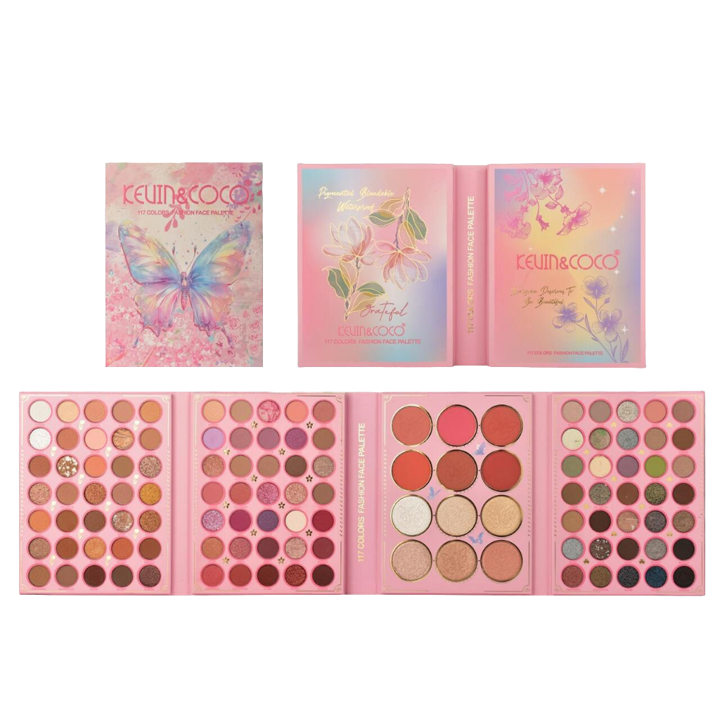 KEVIN&COCO 117 Colors Fashion Face Palette