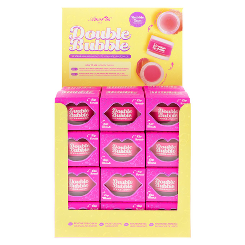 AMORUS - Double Bubble Lip Scrub & Mask Duo / 24pcs Display