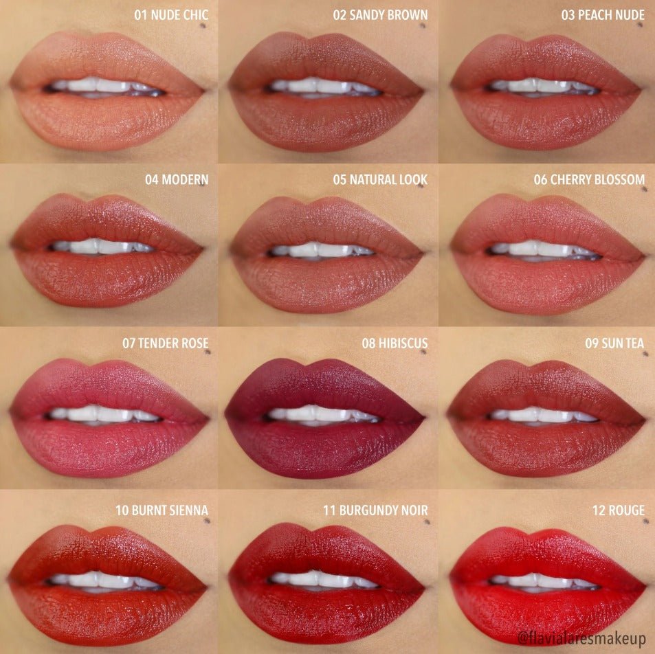 MOIRA Signature Lipstick Balm Texture  + Lip Shine #STLSET w/ Display 144pcs Display + Tester