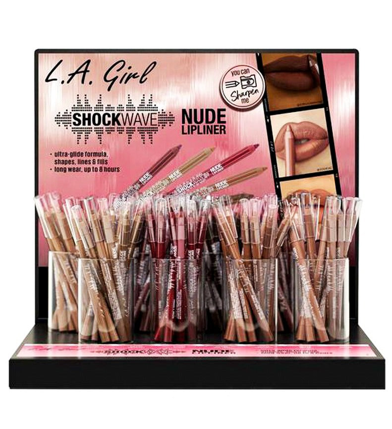 LA GIRL GPD421 Shockwave Nude Lipliner w/Display | 96pcs Display