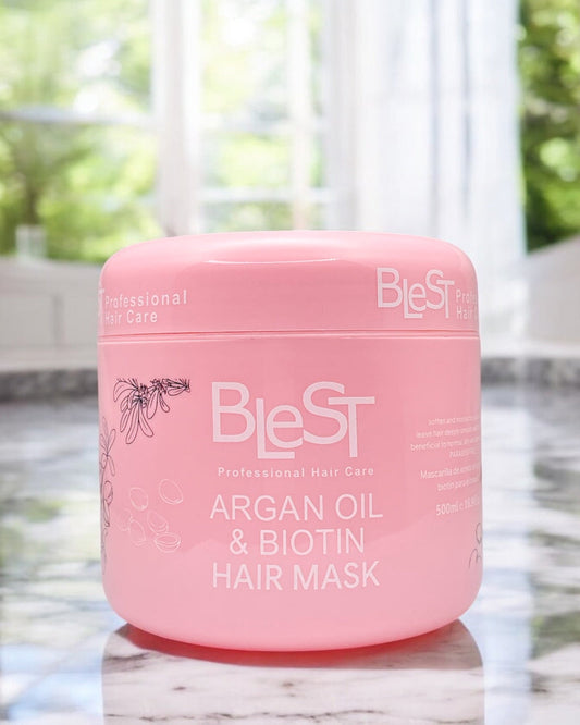 Blest Argain Oil & Biotin Hair Mask 500ml