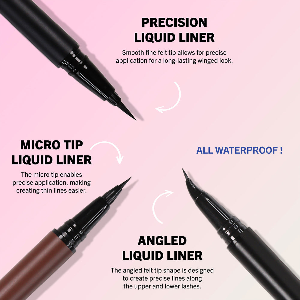 MOIRA Precision Liquid Liner (PLL) 3pcs Box