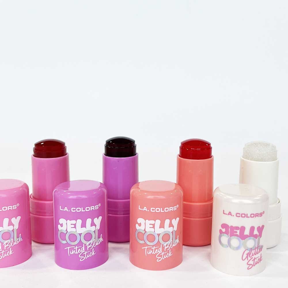 LA COLORS - Jelly Cool - Cooling Water Jelly Stain & Glitter Stick #CPD820B / 24pcs Display