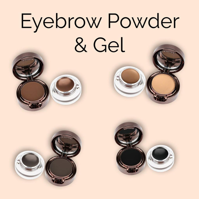 PROLUX 2 en 1 Eyebrow Powder  & Gel #K-486/ 12pcs bx