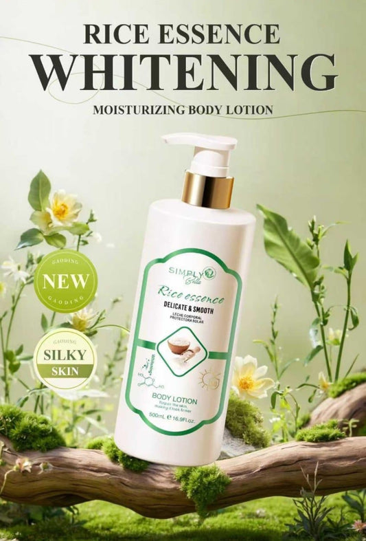 SIMPLY BELLA Rice essence Body Lotion + protector solar / 500ml