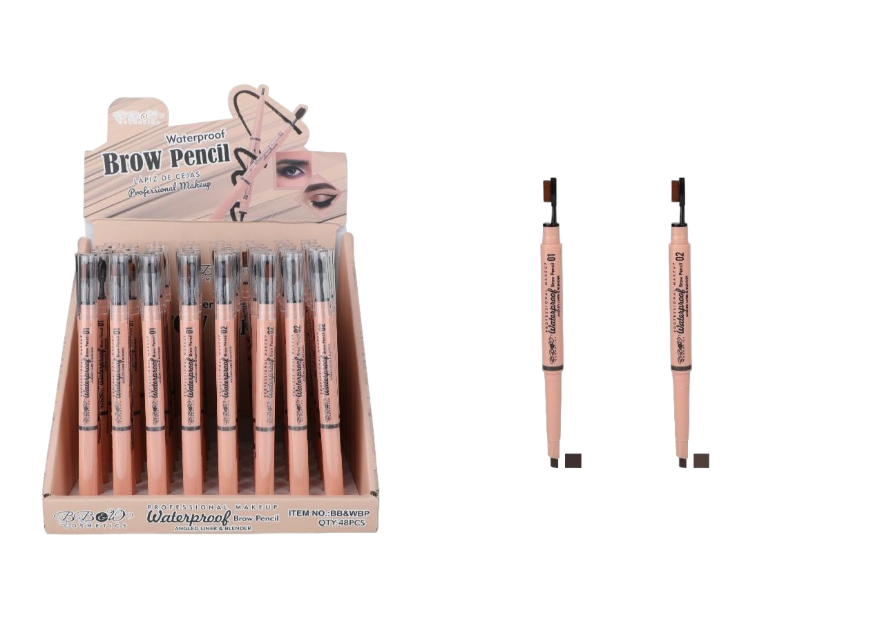 BB&W - ANGLED LINER & BLENDER  - BROW PENCIL  - 48PCS DISPLAY