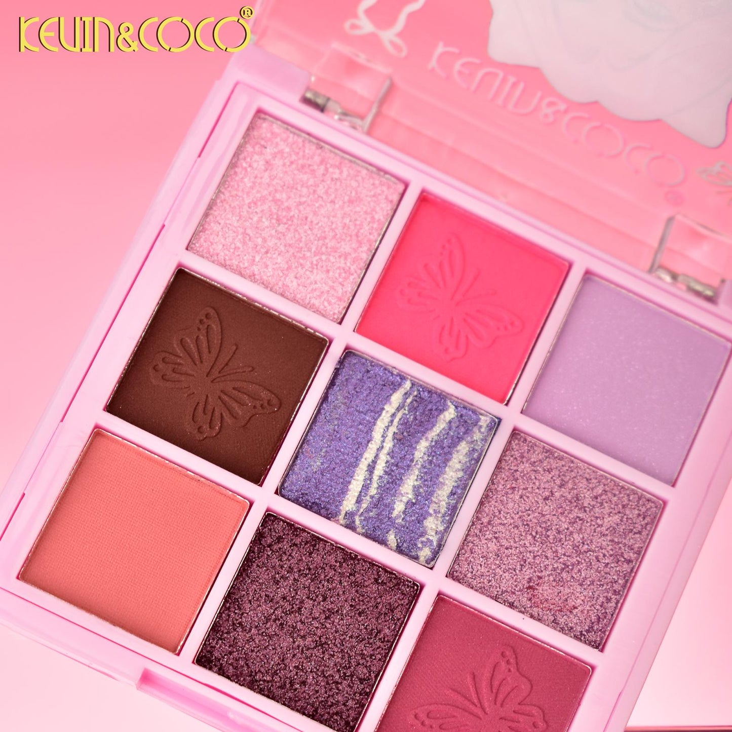 KEVIN&COCO Romantic Whisper 9Colors Eyeshadow / 12pcs Display