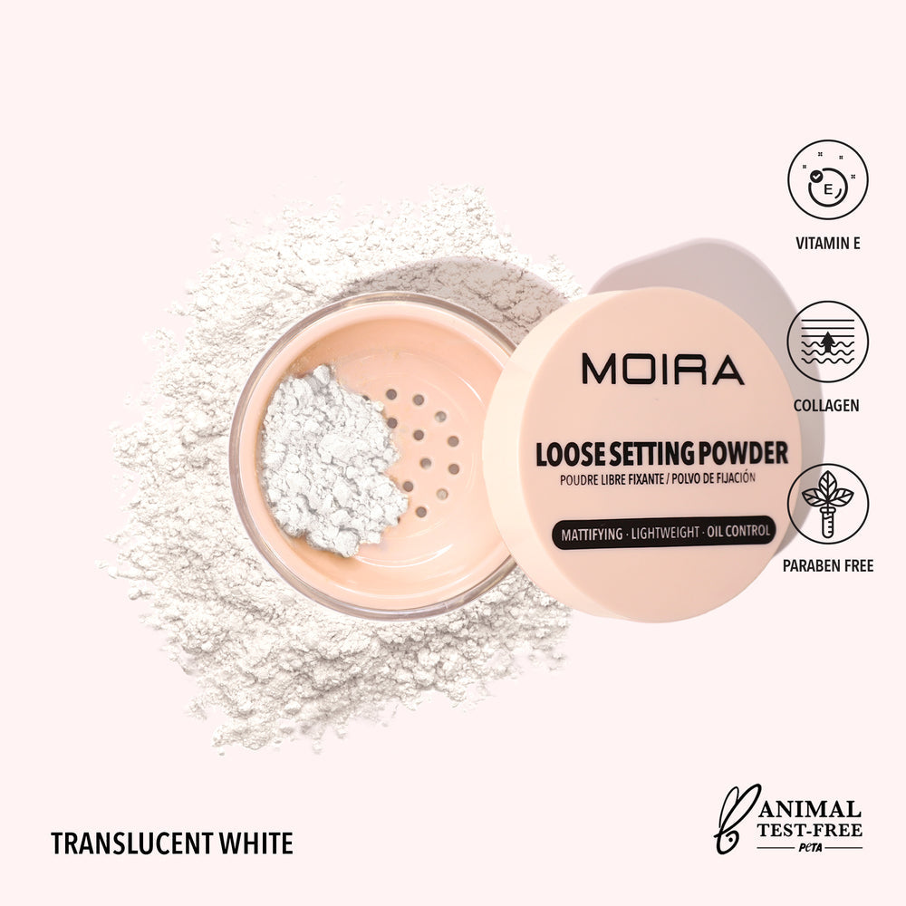MOIRA Loose Setting Powder w/Display  24pcs Display + Tester