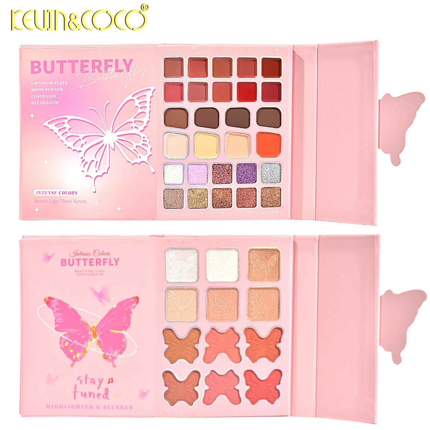 KEVIN&COCO Butterfly 94 Colors Face Palette