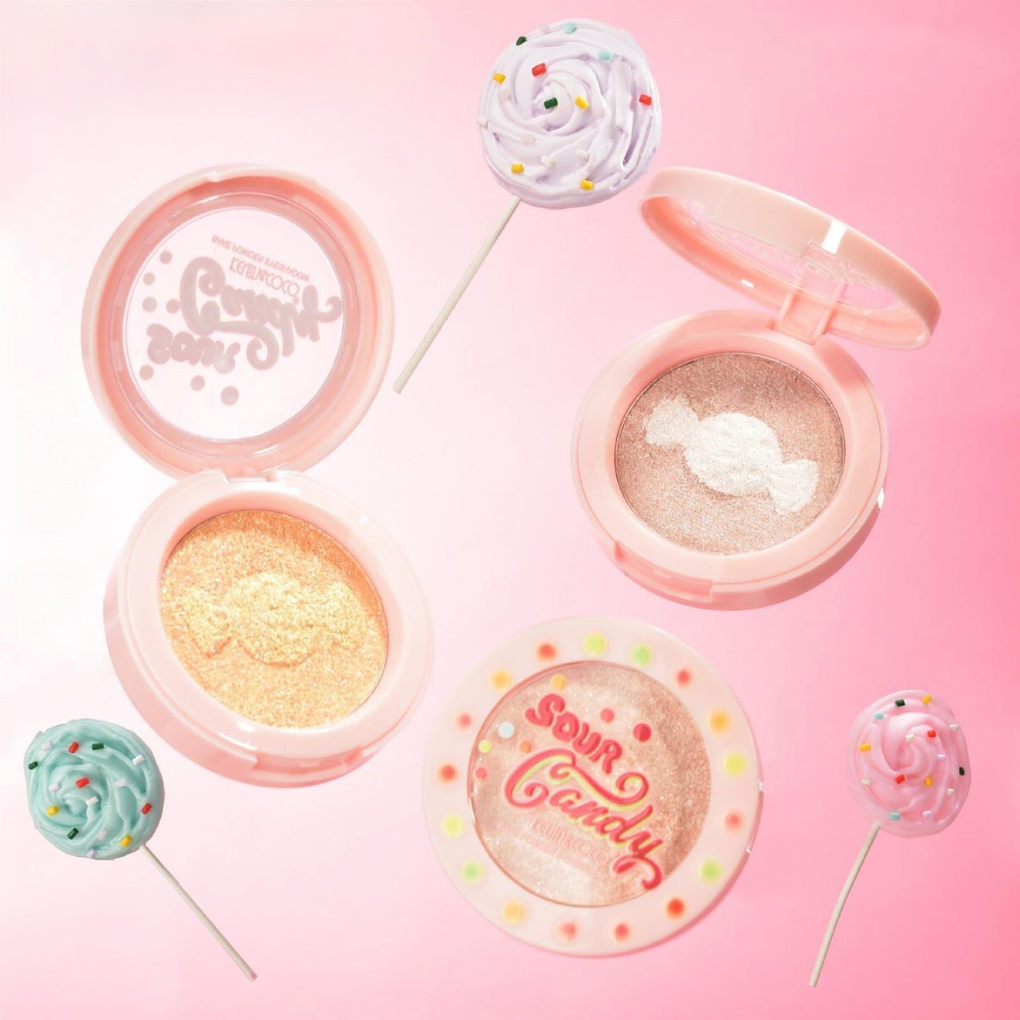 KEVIN&COCO Sour Candy Highlighter / 24pcs Display