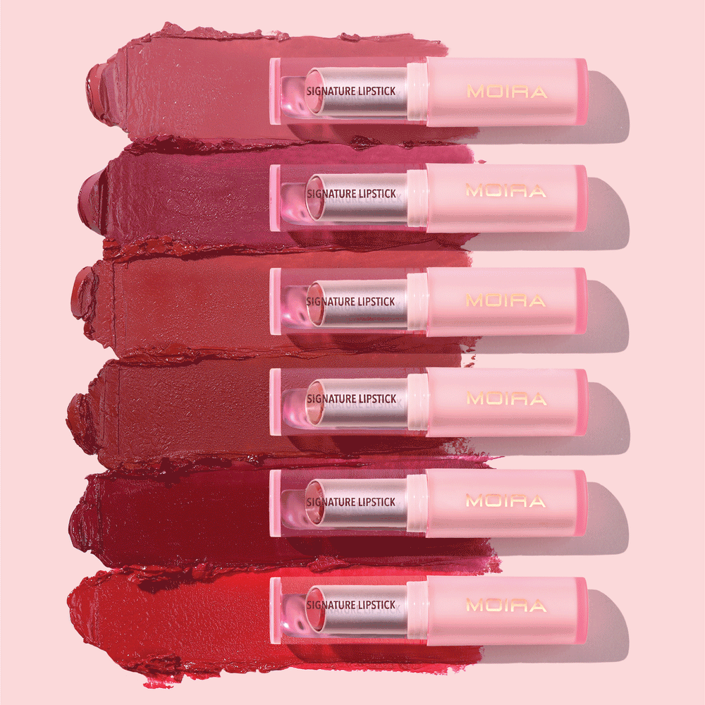 MOIRA Signature Lipstick Balm Texture  + Lip Shine w/ Display 72pcs Display + Tester