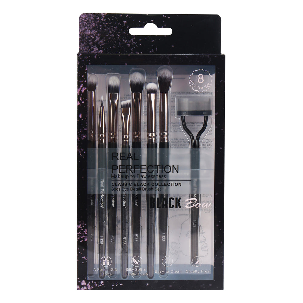 REAL PERFECTION 8pcs Eye Detail Brush Set / 3pcs pack