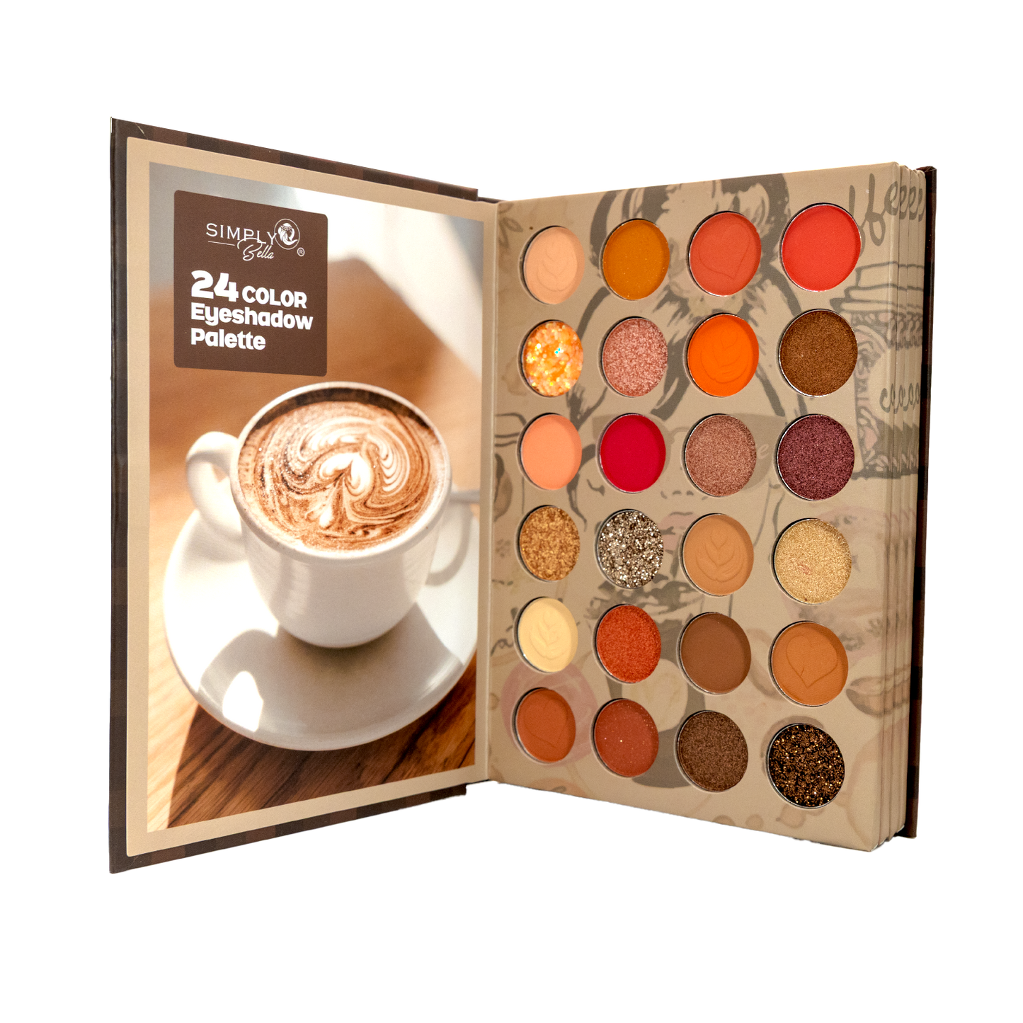 SIMPLY BELLA Coffe Time Book Face Palette