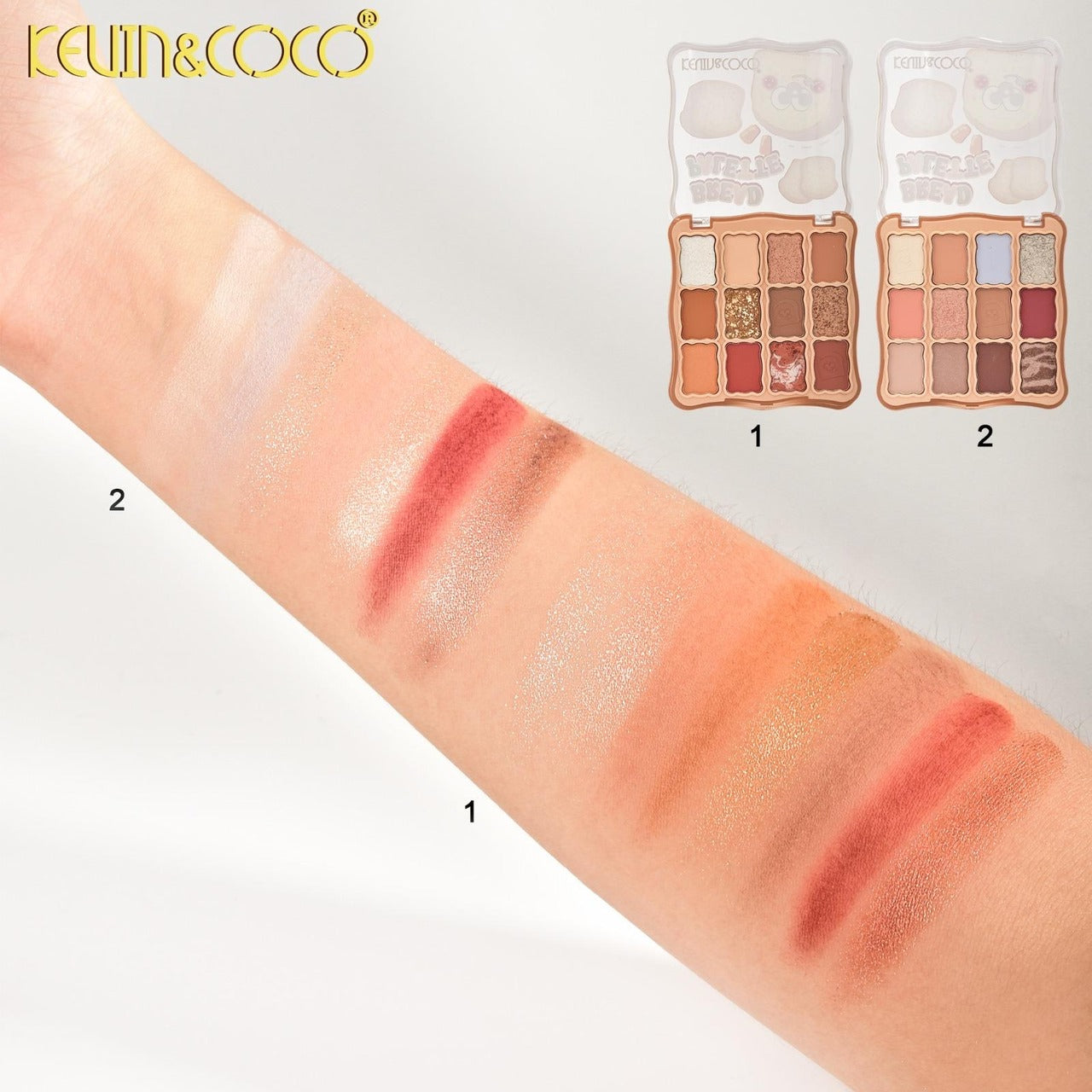 KEVIN&COCO Bread Eyeshadow Palette / 12pcs Display
