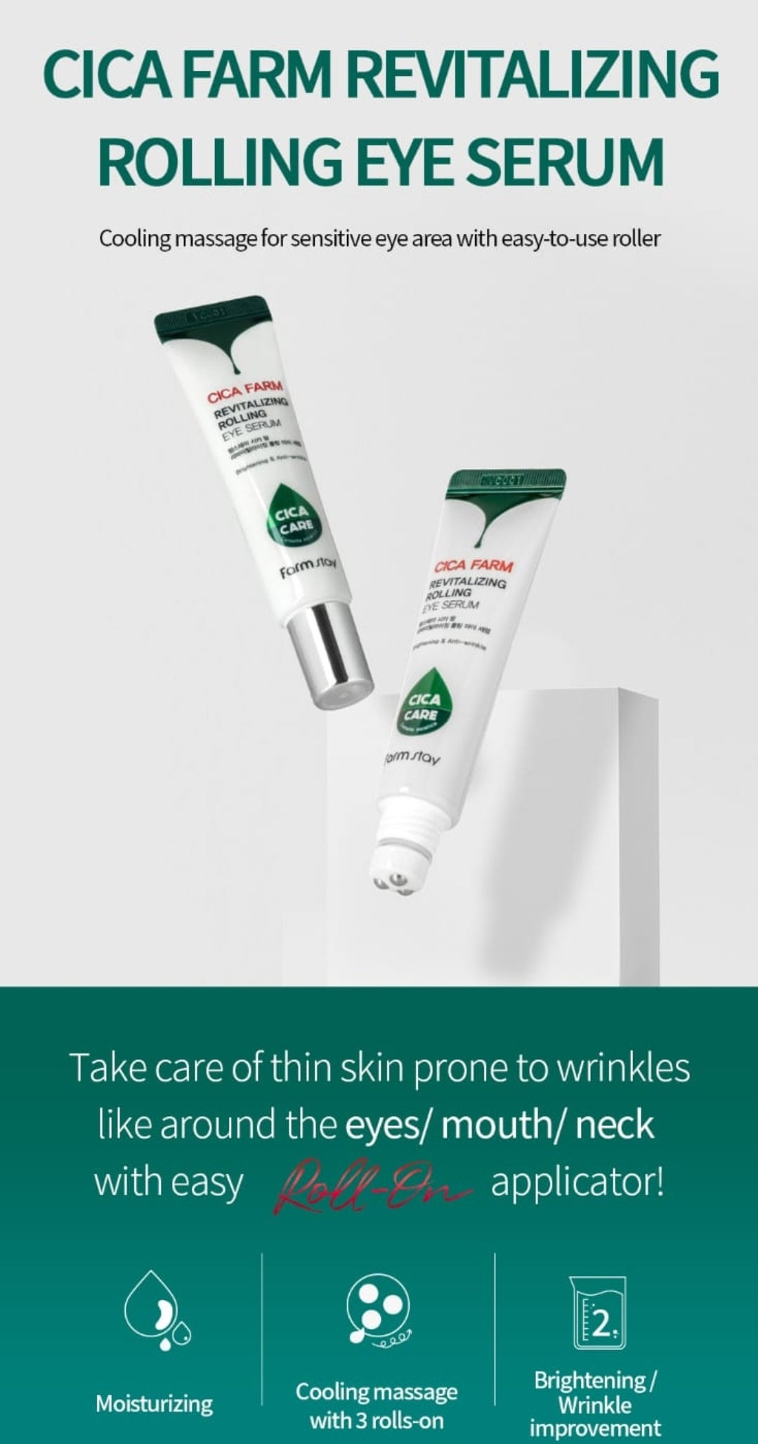 FARM STAY Revitalizing Rolling Eye Serum 25ml